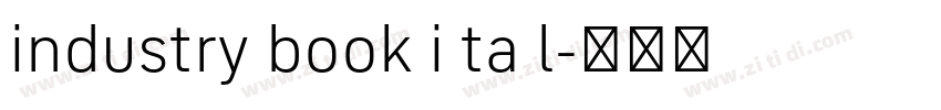 industry book i ta l字体转换 industry book i ta l字体转换